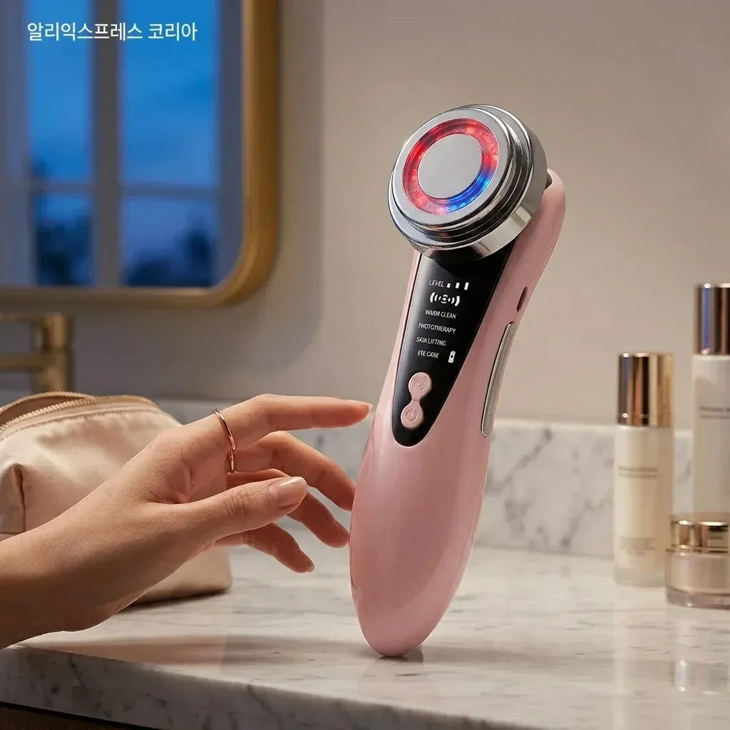 EMS LED 소닉 이온 페이셜 리프팅 마사지기