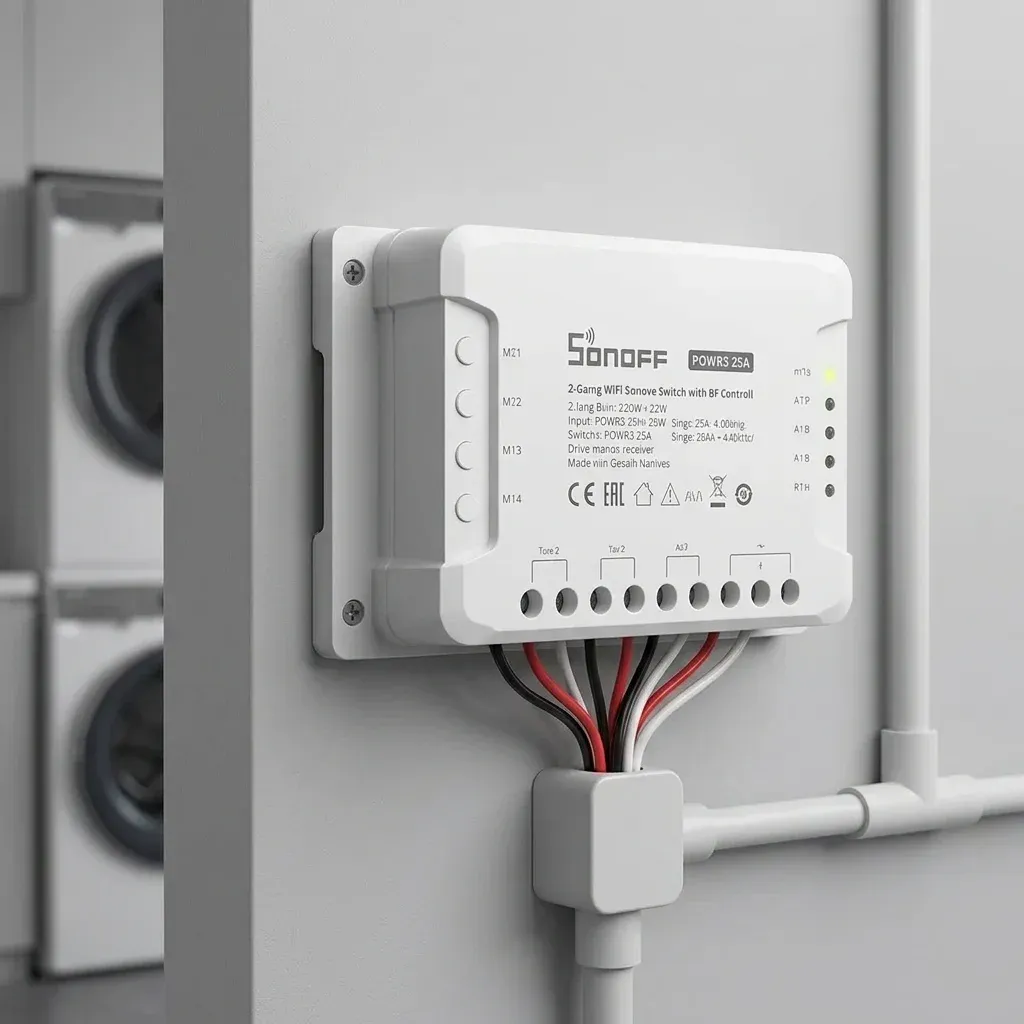 SONOFF POWR3 25A 와이파이 전력 모니터링 스마트 스위치