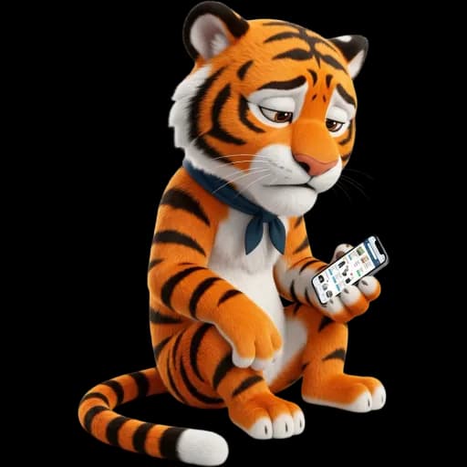 호랑은 끝없는 상품들에 점점 지쳐간다 😵