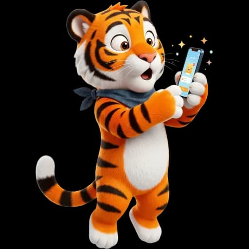 호랑은 딱 맞는 선택지를 발견하고 눈이 번쩍 뜬다 ✨