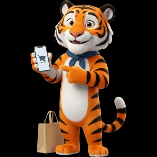 호랑은 원하던 물건을 한 번에 찾아낸다 🎯